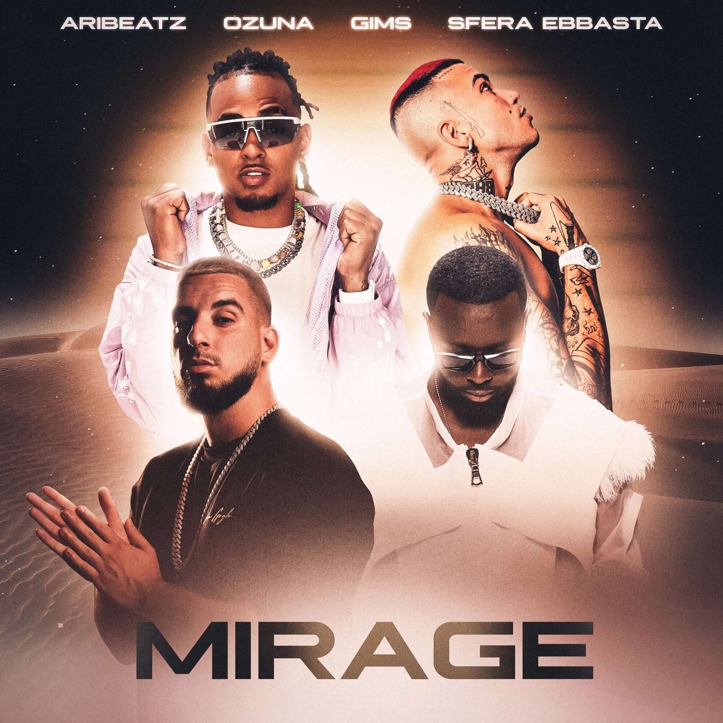 AriBeatz, Ozuna, Sfera Ebbasta, GIMS - MIRAGE (Studio Acapella)