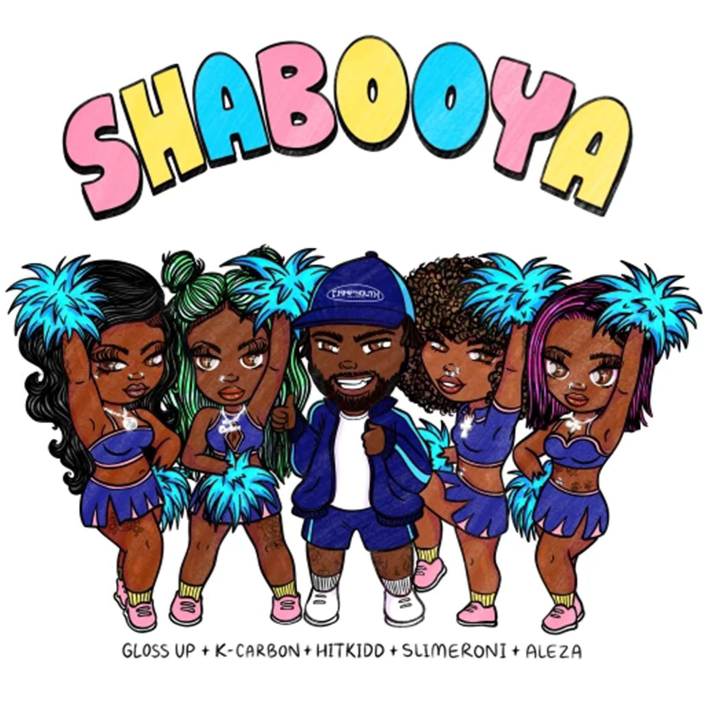 Hitkidd, Gloss Up, K Carbon - Shabooya con Slimeroni y Aleza (Studio Acapella)