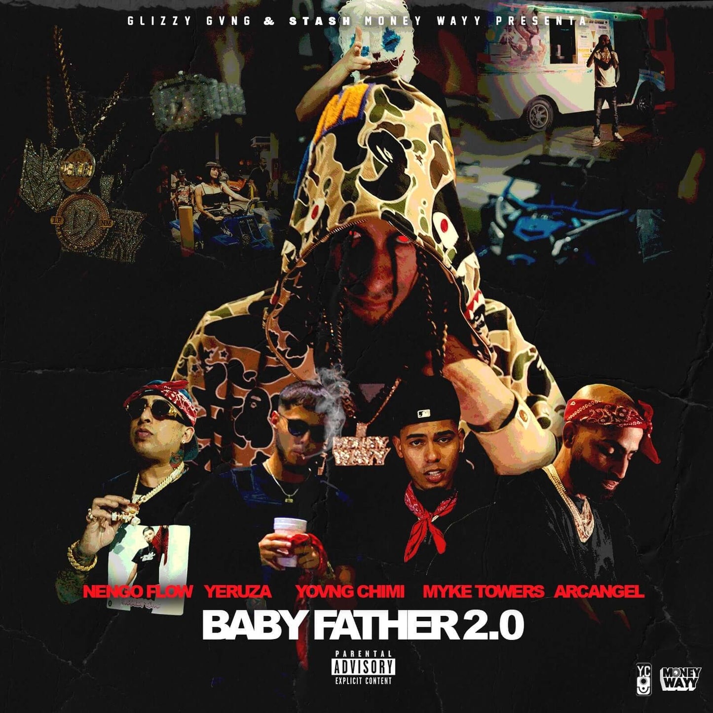 YOVNGCHIMI - Baby Father 2.0 ft. Myke Towers, Arcángel, Ñengo Flow & Yeruza (Studio Acapella)