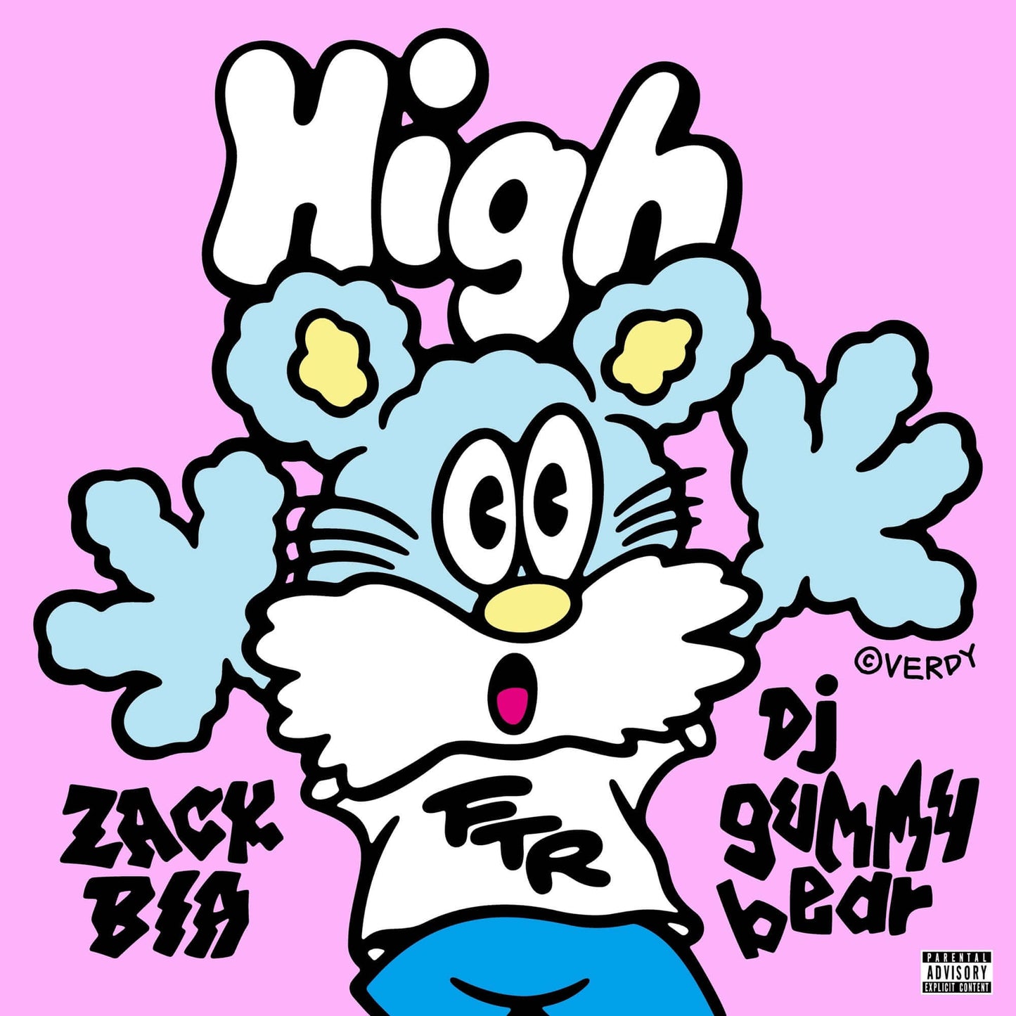 Zack Bia, dj gummy bear - High (Studio Acapella)