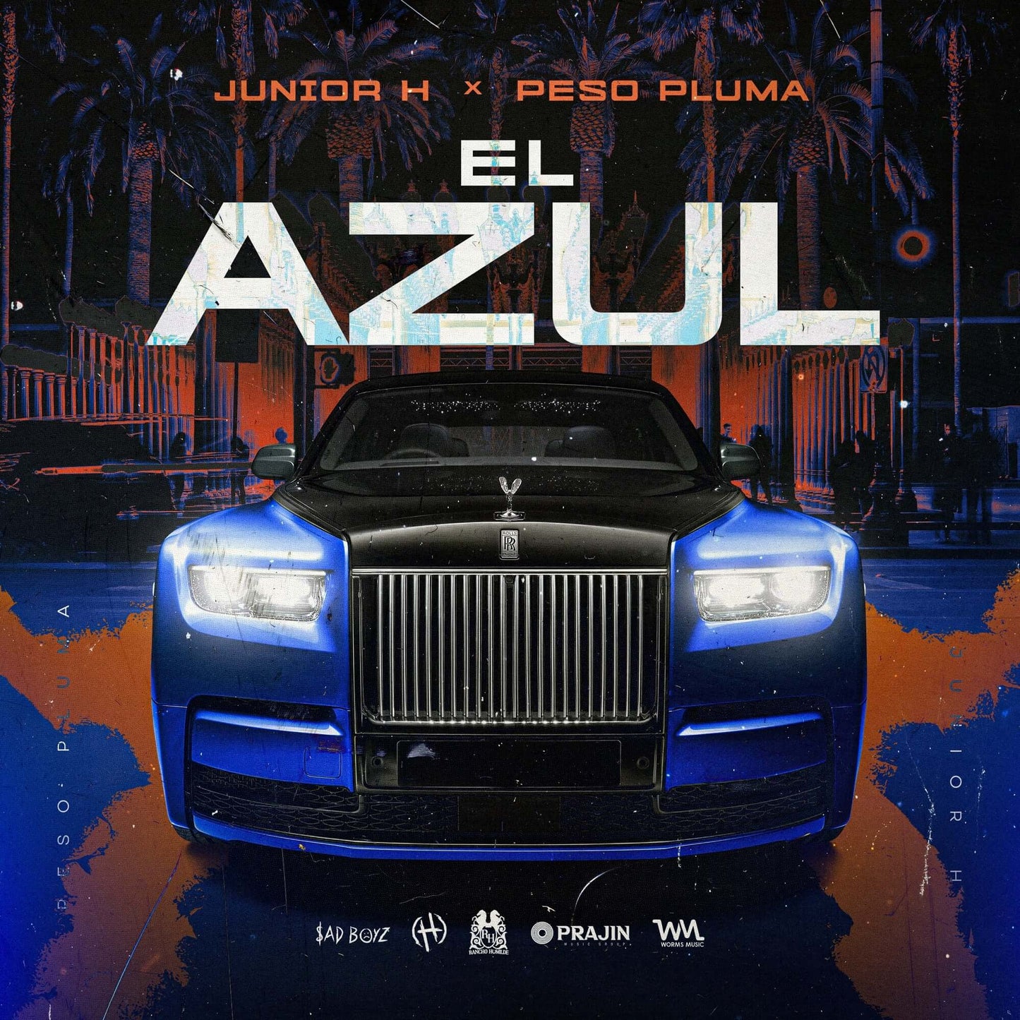 Junior H, Peso Pluma - El Azul (Studio Acapella)