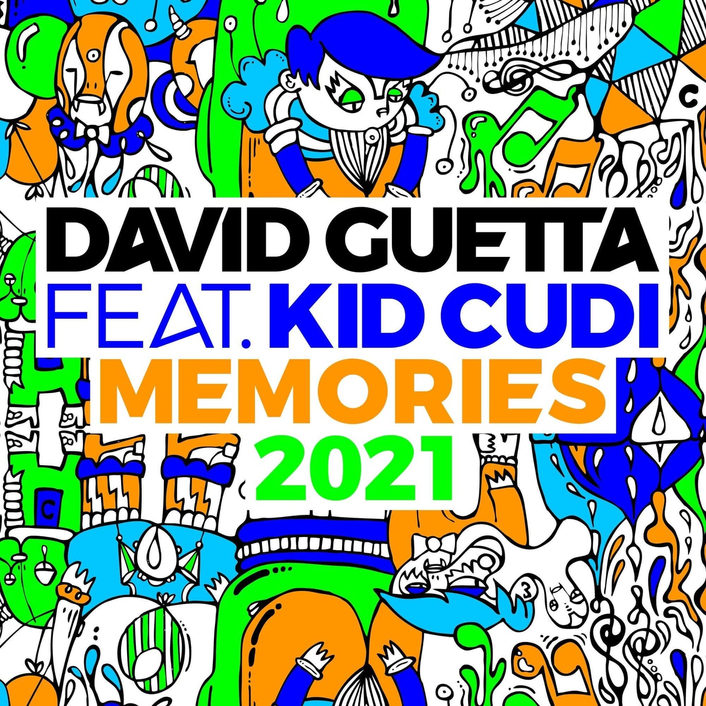 David Guetta - Memories ft. Kid Cudi (2021 Remix) (Studio Acapella)